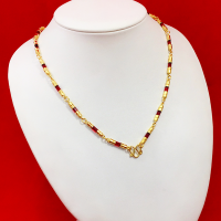 ราคา สร้อยคอนิลก้านไม้ขีด 3 5 มิล ยาว 24 นิ้ว สีแดง สีดำ สร้อยคอทอง ทองชุบ ทองไมครอน ทองปลอม ใส่ออกงานได้ (15611004386)