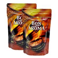 ราคา Bon Aroma Gold บอนอโรม่า โกลด์ กาแฟสำเร็จรูป ถุง 100g 2แพค (5886640401)