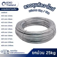 ราคา ลวดชุบสังกะสี ลวดชุบกัลวาไนซ์ ลวดอเนกประสงค์ แบ่งขาย 2kg 5kg ลวดรัดรั้ว ลวดดัดขึ้นโครง แข็งแรง ลวดขาว ลวดแขวนฝ้าเพดาน ลวดทำกรงสัตว์เลี้ยง (20072160323)