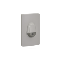 ราคา Schneider Concept A3031WBP Door Bell สวิตช์กระดิ่ง IP44 ขนาด 2x4 ชนิดกันน้ำพร้อมไฟสัญญาณสีฟ้า สีขาว เทา (19282632641)