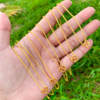 ราคา จุดประเทศไทย ส่งเร็ว สร้อยอิตาลี ทองคำแท้ สร้อยคอลายดิสโก้คล้องเม็ดกลมตัดลายหนัก2สลึง แถมฟรีตะขอเพิ่ม1ชิ้น งานเหมือนจริงเคลือบทองหนาพิเศษ ใส่ทนไม่แพ้ไม่คัน สร้อยแฟชั่นผญ สร้อยคู่เพื่อน (22044136366)