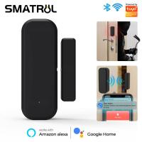 ราคา SMATRUL Tuya Smart WiFi Door Sensor เซนเซอร์ประตูหน้าต่างเซนเซอร์ประตูเซ็นเซอร์ประตูกันขโมยกันขโมยบ้าน tuya Door Sensor (22121769435)
