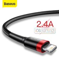 ราคา Baseus สาย usb สำหรับ iphone ชาร์จข้อมูลได้อย่างรวดเร็วชาร์จโทรศัพท์มือถือสายเคเบิ้ลสำหรับ iphone xs สูงสุด xr x 8 7 6 6 วินาที 5 5 วินาที se ipad ลวดสาย (4310300825)