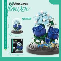 ราคา ของเล่นดอกทานตะวันแบบ DIY บล็อกตัวต่อลายดอกกุหลาบ Kado Ulang Tahun สำหรับสาวๆช่อดอกทิวลิปผู้หญิง (21797661435)