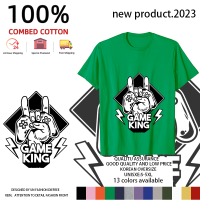 ราคา ใหม่เสื้อยืดแขนสั้นหลวมด้านบนท่าทางพิมพ์อินเทรนด์ผู้ชายและผู้หญิง S 5XL 11 สี (21738221697)