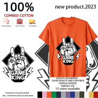 ราคา ใหม่เสื้อยืดแขนสั้นหลวมด้านบนท่าทางพิมพ์อินเทรนด์ผู้ชายและผู้หญิง S 5XL 11 สี (21738221682)