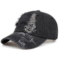 ราคา หมวกเบสบอลผ้าฝ้ายซักลำลอง หมวกกีฬาปีกกว้างปรับได้แบบวินเทจหมวกกางเกงยีนส์ขาดป้องกันแสงแดดเกาหลี (21637496133)