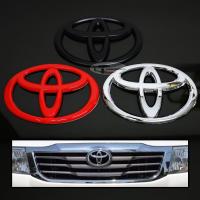 ราคา โลโก้ TOYOTA วงกลม 3 ห่วง ตรา หน้ากระจัง ขนาด 11 x 16 cm สำหรับ TOYOTA VIGO VIGO SMART VIGO CHAMP (11463012096)
