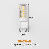 ราคา TOMAX 5Pcs G9ไฟ LED หลอดไฟ Tricolor อบอุ่น เย็นสีขาว3W 5W 7W 9W สำหรับโคมระย้าหลอดไฟ G9 LED 360องศาหลอดไฟ (17175519172)
