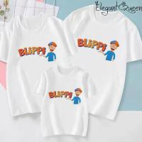 ราคา Blippi ชุดเสื้อยืดคู่รักสำหรับครอบครัวเสื้อยืดแขนสั้นสำหรับครอบครัวพ่อแม่ลูกฤดูร้อน (20657592671)