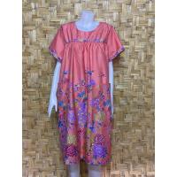 ราคา ชุดกระโปรง ชุดนอน ชุดอยู่บ้าน แขนสั้น ผ้าปาเต๊ะ สีสันสดใส ใส่สบาย ไม่ตกสี ขนาดฟรีไซส์ (22006516808)