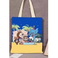 ราคา กระเป๋าผ้าลายการ์ตูน กระเป๋าสะพาย มีซิป มี8 ลายให้เลือก (22067887991)