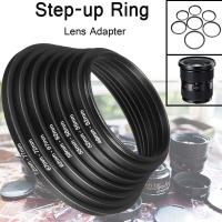 ราคา Metal Step Up Rings Aluminum Universal Lens Adapter Filter Set 37 49 52 55 58 62 67 72 77 82 86mm 37mm 86mm for Camera Lens Adapter Filter Set Accessories (21068991718)