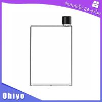 ราคา ขวดน้ำแบบพกพา ทรงแบน สีใส ขนาด A5 A6 420 350ML (21293594843)