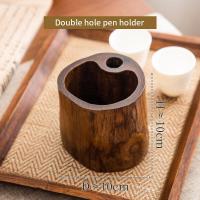 ราคา ที่ใส่ปากการากไม้ กล่องใส่ปากกาไม้ กล่องใส่เครื่องเขียน ที่เสียบปากกา กล่องใส่ปากกาต้นไม้ทำสีเก่า ที่เก็บตะเกียบได้ ที่เสียบดินสอไม้ (19562102086)