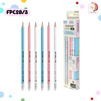 ราคา FASTER ฟาสเตอร์ ดินสอไม้ 2B รุ่น FPC2B 1 FPC2B 2 FPC2B 3 FPC2B PS FPCHB 1 12 แท่ง 1 กล่อง (20486586146)