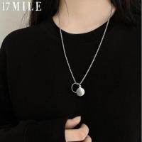 ราคา สร้อยคอแหวนขนาด17ไมล์สำหรับผู้หญิงสร้อยคอเงินจี้จานกลมสำหรับผู้ชายเครื่องประดับพวงกุญแจ (21937221008)