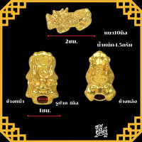 ราคา ปี่เซียะชุบทอง 24k ปี่เซียะเรียกทรัพย์ จี้ปี่เซียะ สัตว์มงคล เสริมดวง ร้อยกำไล สร้อยข้อมือ เครื่องประดับ ปี่เซียะทอง ZX (22036774161)
