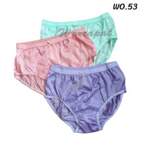 ราคา กางเกงในผ้าไนล่อน เเต่งลูกไม้ นิ่มลื่นใส่สบาย มีให้เลือก 4 ขนาด M L XL LL (21724864969)