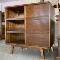 ราคา ชั้นไม้สัก ชั้นวางของไม้สัก จัดส่งทั้งตู้ ส่งฟรี กว้าง 100x100x40 cm ตู้ไม้สัก 3 ลิ้นชัก มี 2 สี ตู้วางของ แพคจัดส่งอย่างดี TV Stand Wooden Cabinet (17933339948)