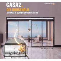 ราคา CASA2 ประตูอัตโนมัติ Auto Door ประตูออโต้ ชุดรางเลื่อน บานเลื่อนอัตโนมัติ Double Sliding Door บานเลื่อนคู่ บานเลื่อนเดี่ยว (19345254328)