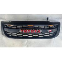 ราคา กระจังหน้าแต่ง Vigo Champ 2012 ทรง GR สีพื้นดำด้าน มีไฟหรี่ ใส่แทนตัวเดิมได้เลย (21585819749)