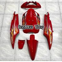 ราคา ชุดสีมีโอเก่า Mio ตัวเก่ารุ่นแรก สีแดงสด งาน Abs งานสี 2K ฟรีเคลือบแก้ว (20744027614)