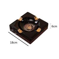 ราคา 14ซม ที่เขี่ยบุหรี่แผ่นรองจานข้าวสไตล์ยุโรปที่เขี่ยบุหรี่แกดเจ็ตสไตล์วินเทจสแควร์คุณภาพที่เขี่ยบุหรี่เซรามิค (22156405053)