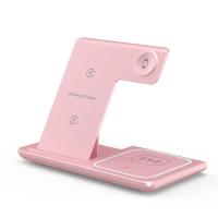 ราคา 3 in 1 Wireless Charger Wireless Charger Station สำหรับ Airpods Pro Apple Watch iPhone 15 Pro max 14 13 12 Samsung Huawei Xiaomi (21857394387)