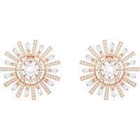 ราคา ต่างหูคริสตัลรูปดอกทานตะวันต่างหูแบบหนีบหรูหราสีโรสโกลด์สำหรับผู้หญิง (13698515077)