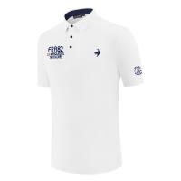 ราคา Le Coq Sportif ผู้ชายกีฬากอล์ฟฤดูร้อนแขนสั้นเสื้อยืดระบายอากาศเสื้อโปโล LCS (21658081055)