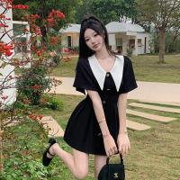 ราคา ลดอายุคอวีชุดเดรสทำงาน Mm ผู้หญิงดีไซน์เฉพาะกลุ่มฝรั่งเศสเอวบางๆมีโบว์ชุดสีดำเล็กน้อยมีสไตล์และอเนกประสงค์ (21731373040)