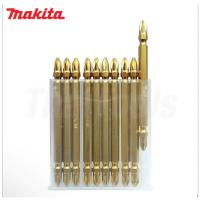 ราคา MAKITA ดอกไขควงลม 1 แพ็ค 10 ดอก สีทอง 2 ด้าน หัวไขควงลม ดอกสว่านหัวแฉก หัวแม่เหล็ก65 100 mm งานเทียบ เกรด AAA คุ้มมาก (20195679268)