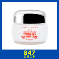 ราคา 1 กระปุก Label Young Vitamin Milk Whitening Cream ลาเบลยัง วิตามิน มิลค์ ไวท์เทนนิ่ง ครีม บรรจุ 55 g 1 กระปุก (13226189824)