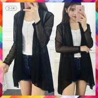 ราคา เสื้อคลุมเกาหลี ผ้าชีฟอง ผ้าตาข่าย หน้าสั้น หลังยาว ผ้าโปร่งบางเบา ขนาดฟรีไซส์ กดเลือกแบบที่ต้องการมี 15 แบบ เสื้อคลุม2 (358831458)