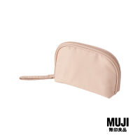 ราคา มูจิ กระเป๋าเครื่องสำอาง MUJI Polyester Wide Pouch Pink Beige 13x3x9cm (22087191958)