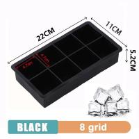 ราคา 4 6 8 37 Grid Big Ice Tray Mold Giant Jumbo Large Food Grade Silicone Ice Cube Square Tray Mold DIY Ice Maker Ice Cube Tray (21689391291)