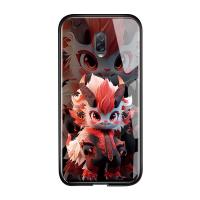 ราคา เคสโทรศัพท์สำหรับ Samsung Galaxy J7 Plus J7 Samsung J7 Prime Samsung J7 Pro Samsung J8 2018เคสสัญลักษณ์สัตว์การ์ตูนเคสฝากระจกเทมเปอร์ (21013790249)