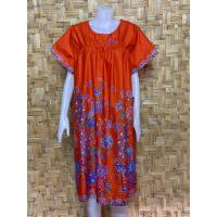 ราคา ชุดกระโปรง ชุดนอน ชุดอยู่บ้าน แขนสั้น ผ้าปาเต๊ะ สีสันสดใส ใส่สบาย ไม่ตกสี ขนาดฟรีไซส์ (22006516810)