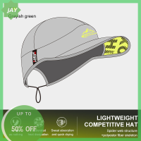 ราคา Lowest price Jay หมวกสำหรับนักแข่งมืออาชีพหมวกกีฬาวิ่งมาราธอนมีปีกกันแดดหมวกกีฬาวิ่งน้ำหนักเบายืดระบายอากาศได้แห้งเร็ว (22125142344)