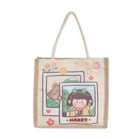 ราคา Hanaso กระเป๋าถือ กระเป๋าผ้ากระสอบ กระเป๋าผ้า กระเป๋าผ้าใบเล็กกระเป๋าถือ กระเป๋าใบเล็กน่ารัก ลายการ์ตูน 17 แบบ Handbag (16365411094)