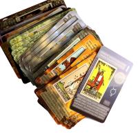 ราคา Beginner Tarot Cards with Meaning on It Keyword Tarot Deck Learning Tarot Chakra Zodiac Poker Size Tarot Deck (21690765730)