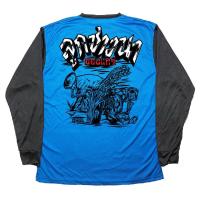 ราคา เสื้อทำงาน คอกลม แขนยาวสีทูโทน สกรีนลาย ลูกชาวนาของแทร่ (21890794391)