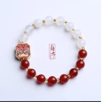 ราคา เครื่องประดับสไตล์จีน สร้อยปะคำทับทิม กำไลหยกโบราณ โมราเขียวธรรมชาติหยกมะระขนาดเล็กสำหรับผู้ชายและผู้หญิงที่ชื่นชอบกับเครื่องประดับหยกสีเขียว เพื่อโชคลาภและร่ำรวย (22073382968)