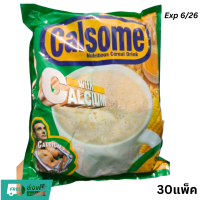 ราคา Calsome Nutritious Cereal Drink ดีต่อกระดูกและสุขภาพ ห่อเล็ก 30 အထ ပ သ ၃၀ (22060298815)