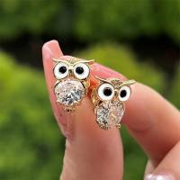 ราคา ตุ้มหูนกฮูกแฟชั่นสำหรับผู้หญิงต่างหูรูปนกฮูกแวววาวน่ารักสร้างสรรค์งดงามเป็นของขวัญสำหรับเพื่อน (21170900301)