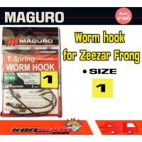 ราคา เบ็ด MAGURO T Spring Worm hook (16093674454)