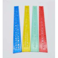 ราคา บรรจุ 12 ชิ้น ไม้บรรทัดแข็ง พลาสติกPvC สี ฉลุA Z ก ฮ 12 นิ้ว เครื่องใช้สำนักงาน โรงเรียน (22150531531)