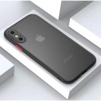 ราคา เคส iPhone X XS เคสไอโฟน ขอบสีผิวด้าน เคสกันกระแทก เคสนิ่ม TPU Case (19772082792)