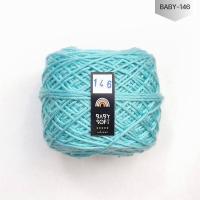 ราคา ไหมพรม 4Ply ไหมพรมเบบี้ซอฟท์ เบบี้ซิลค์ ไหมพรมสำหรับเด็ก 4Ply 100G I ไหมพรมฟ้ามุ่ย Fahmui Yarn (19649354272)